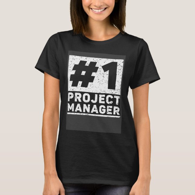 T-shirt Gestion de projet Profession d'emploi Gestionnaire (Devant)