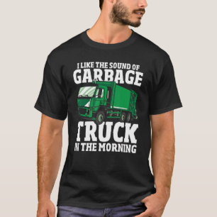 T-shirt Gestion des déchets Camion Camion Camion Chauffeur