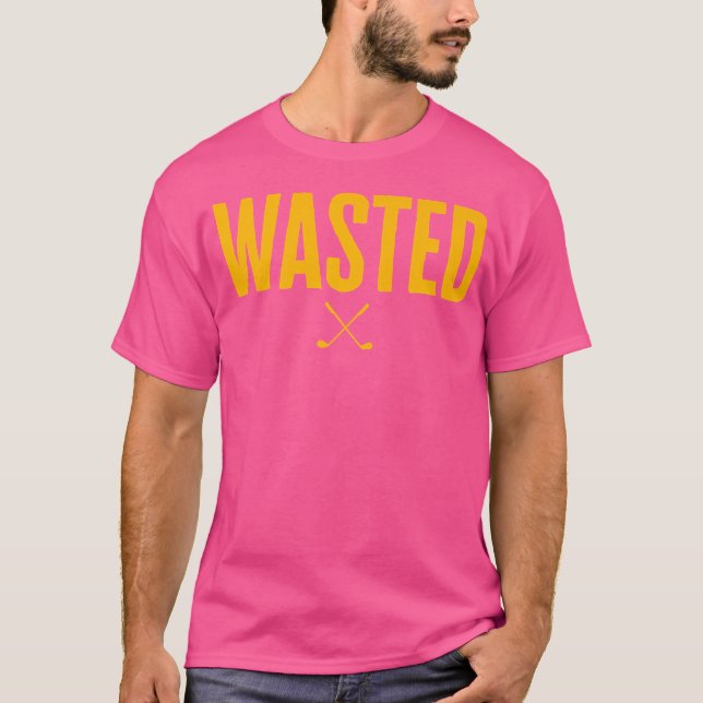 T-shirt Gestion des déchets Golf gaspillé (Devant)