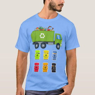 T-shirt Gestion des déchets Recyclage poubelles poubelles