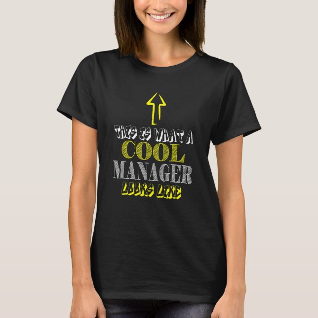 T-shirt Gestionnaire - Chef d'équipe Cool Régional (Devant)