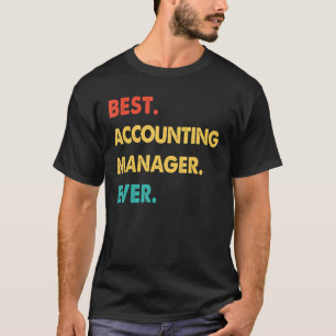 T-shirt GESTIONNAIRE COMPTABLE Rétro Meilleur GESTIONNAIRE