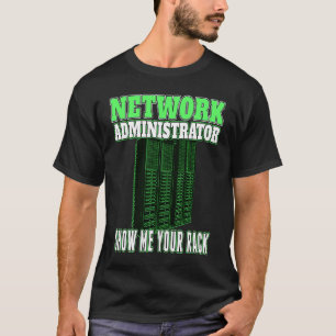 T-shirt Gestionnaire d'administrateur réseau Afficher votr