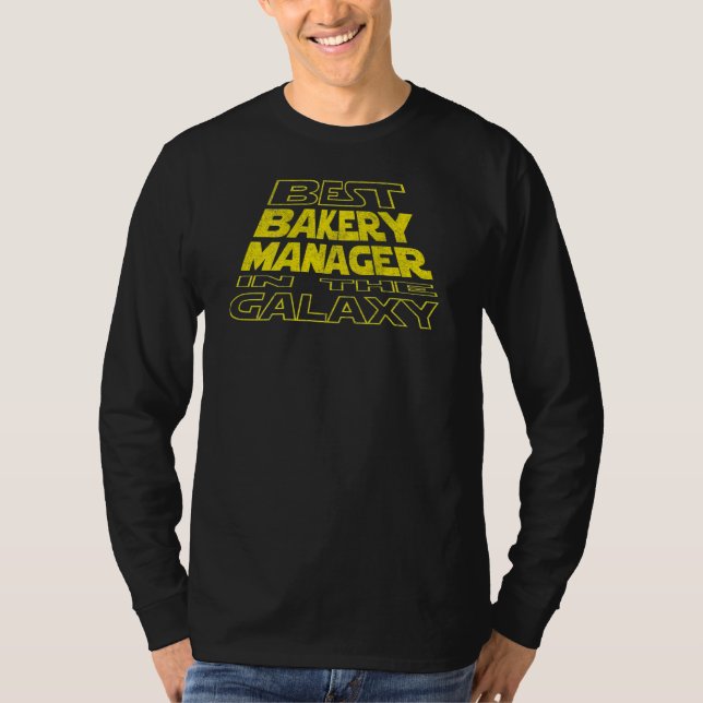 T-shirt Gestionnaire de boulangerie Conception arrière (Devant)
