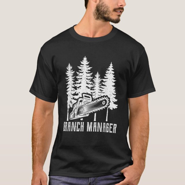 T-shirt Gestionnaire de branche vintage Tree Logger (Devant)