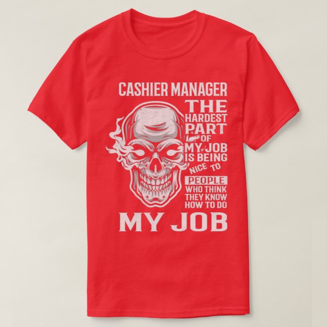 T-shirt Gestionnaire de caisse (Design devant)