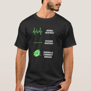 T-shirt Gestionnaire de communauté Tâches