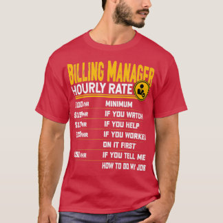 T-shirt Gestionnaire de facturation Taux horaire Funny Ges