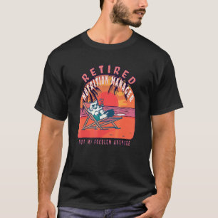 T-shirt Gestionnaire de la nutrition retraitée Retraite Vi