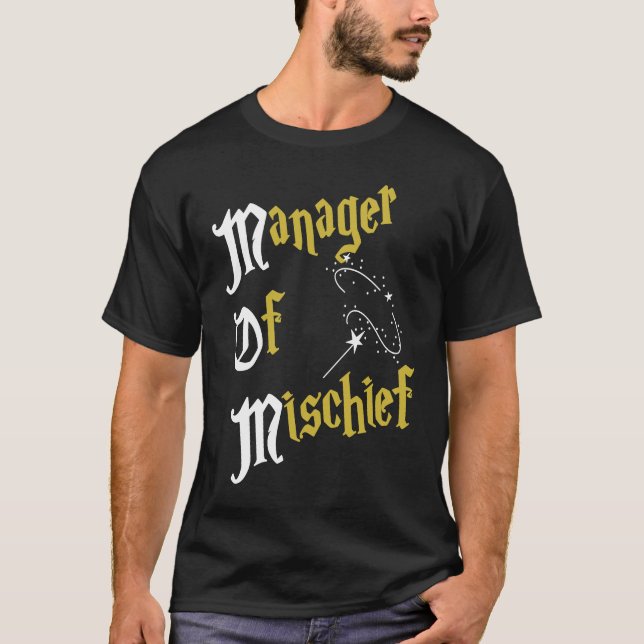 T-shirt Gestionnaire De Mal Magique Mm Mal Gestionnaire De (Devant)