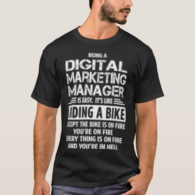 T-shirt Gestionnaire de marketing numérique _2 (Devant)