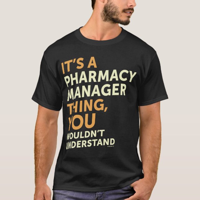 T-shirt Gestionnaire de pharmacie (Devant)