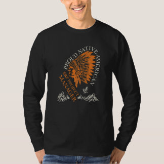 T-shirt Gestionnaire de projet Erp fier Amérindien  
