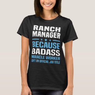 T-shirt Gestionnaire de ranch
