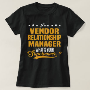 T-shirt Gestionnaire de relations fournisseur