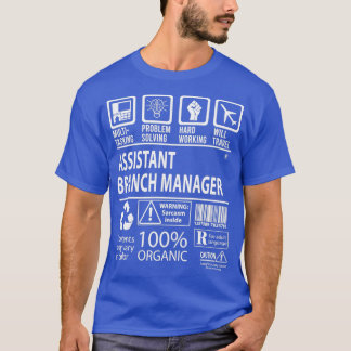 T-shirt Gestionnaire de succursale adjoint