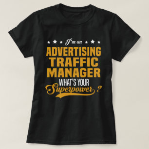 T-shirt Gestionnaire de trafic publicitaire