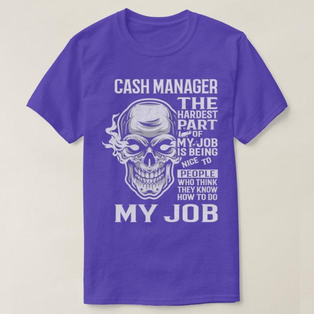 T-shirt Gestionnaire de trésorerie (Design devant)