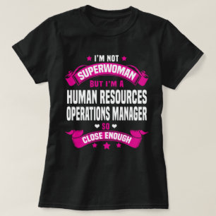 T-shirt Gestionnaire des opérations des ressources humaine