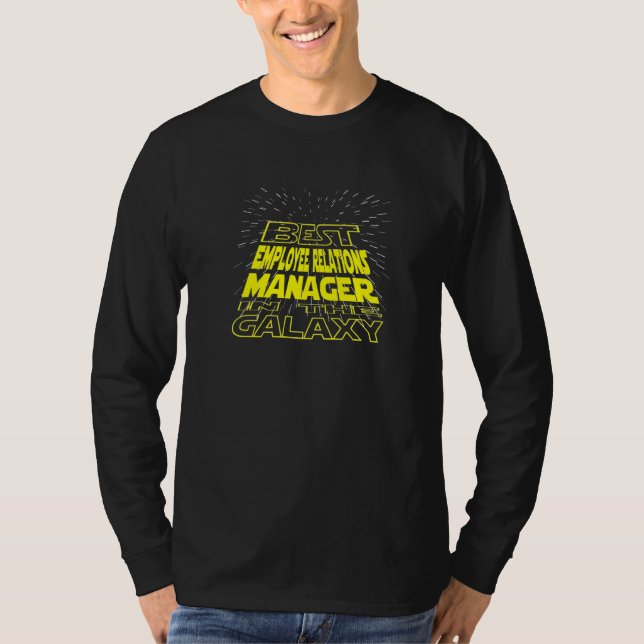 T-shirt Gestionnaire des relations de travail Cool Galaxy (Devant)