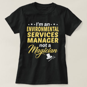 T-shirt Gestionnaire des services de l'environnement