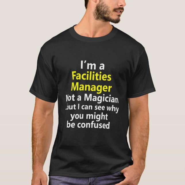 T-shirt Gestionnaire d'installation Construction Emploi Ca (Devant)