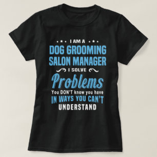T-shirt Gestionnaire du salon de toilettage des chiens
