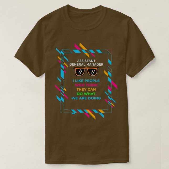 T-SHIRT GESTIONNAIRE GÉNÉRAL ADJOINT (Design devant)