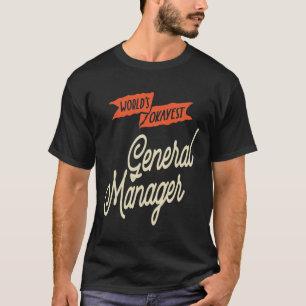 T-shirt Gestionnaire général Titre du travail Cadeau