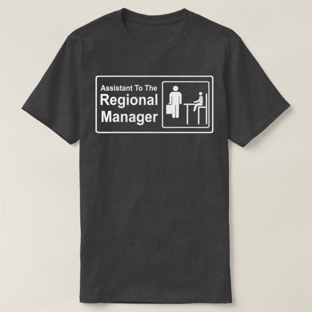 T-shirt Gestionnaire Régional Assistant Du Gestionnaire Ré (Design devant)