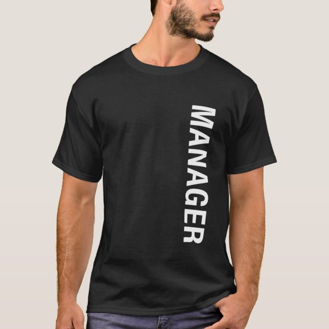 T-shirt Gestionnaire Vertical (Devant)