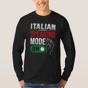 T-shirt Gesture À La Main Italienne Pour Une Italie