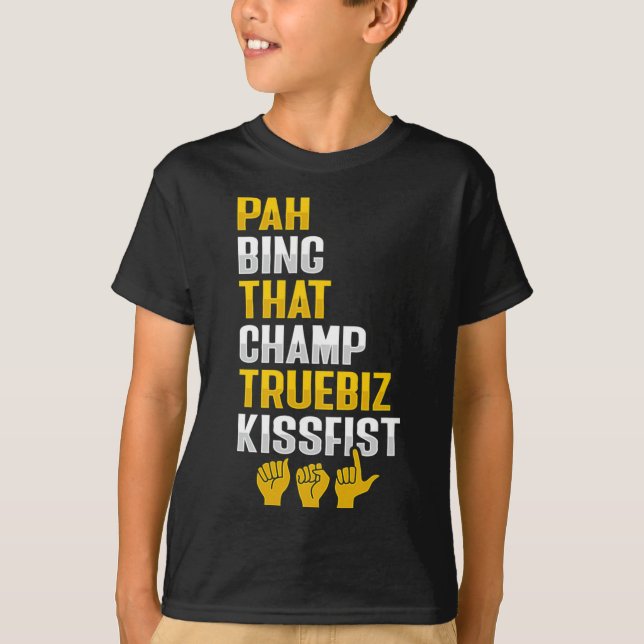 T-shirt Gesture à la main Sourde de l'ouïe perte de consci (Devant)