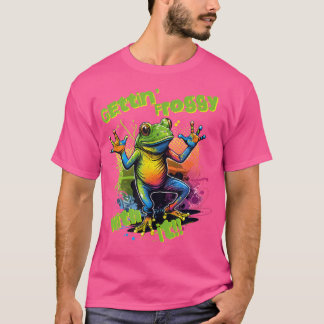 T-shirt Gettin' Froggy Avec Il Dansant La Grenouille