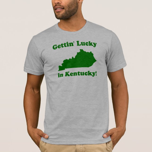 T-shirt Getting chanceux au Kentucky (Devant)