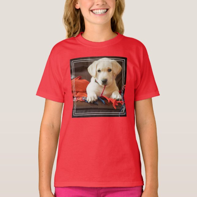 T-shirt Getty Images | Puppy On A Sofa (Devant)