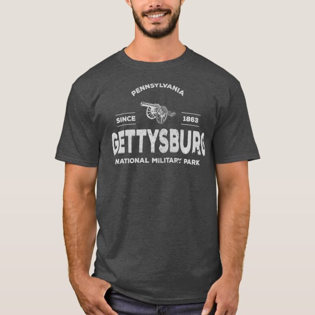 T-shirt Gettysburg Park 1863 National Military Park (Devant)