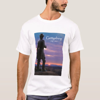 T-shirt Gettysburg - petit couvercle rond