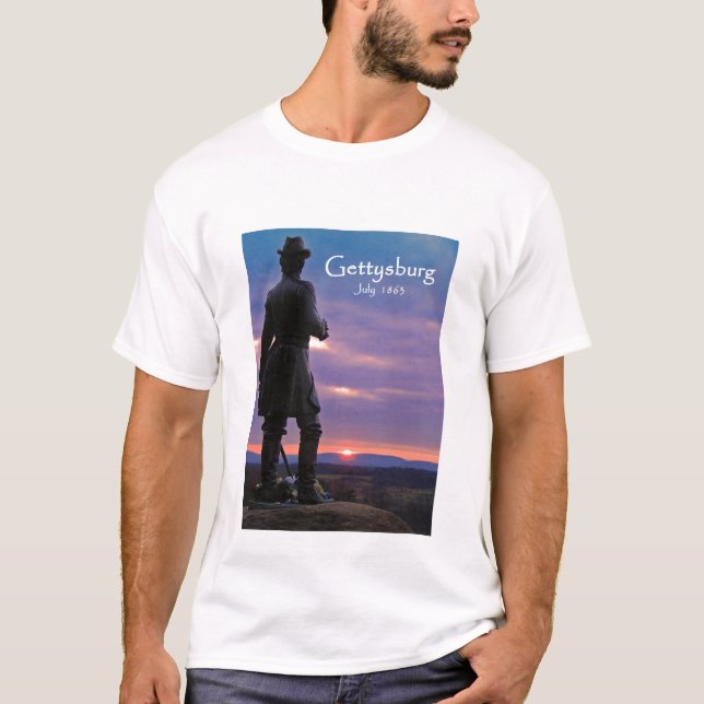 T-shirt Gettysburg - petit couvercle rond (Devant)
