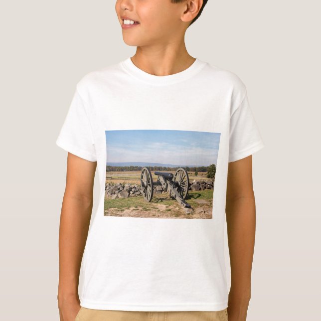 T-shirt Gettysburg : Une vue de la charge de Pickett (Devant)