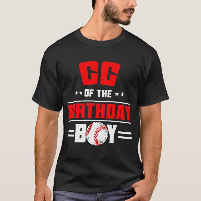 T-shirt GG Of The Birthday Boy Baseball Thème Famille Anni (Devant)