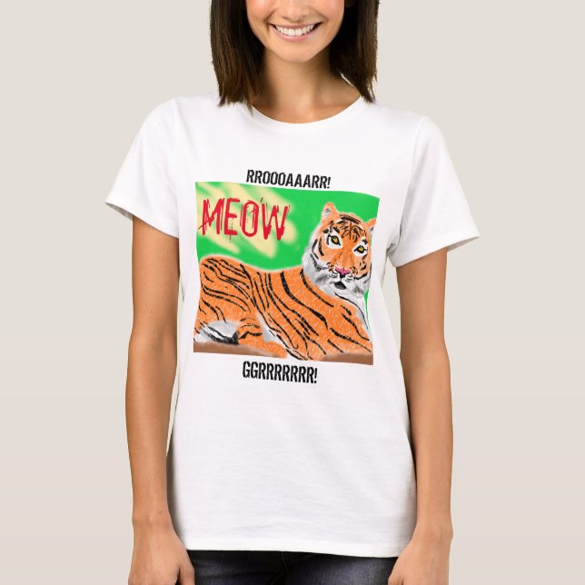 T-SHIRT GGGRRRRRRRRRR ! TIGRE (Devant)