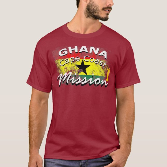T-shirt Ghana Cape Coast Mormon LDS Mission missionnaire (Devant)