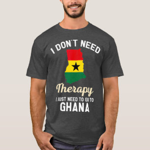 T-shirt Ghana Carte du drapeau ghanéen Cadeaux de voyage 