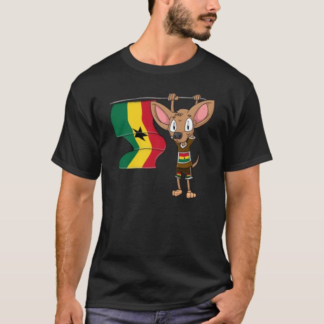 T-shirt Ghana Chihuahua (Devant)