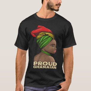 T-shirt Ghana Drapeau ghanéen Afrique Fière Princesse Quee