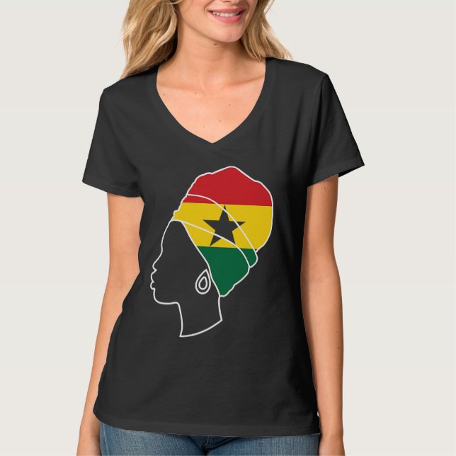 T-shirt Ghana Ghanaian Ghana Flag Ghana  Ghana Fans Ghana  (Devant)