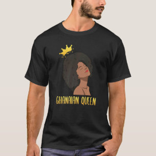 T-shirt Ghana Ghanéenne Afrique de l'Ouest Fière Princesse