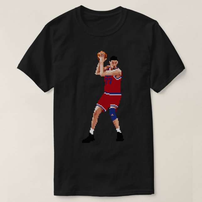 T-shirt Gheorghe Muresan Pixel Post (Design devant)