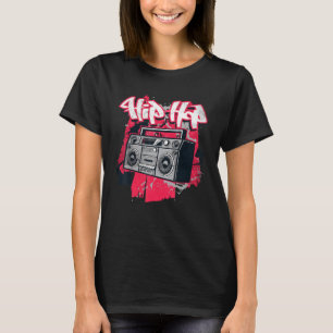 T-shirt Ghetto Blaster 80's 90's Party Hip Hip Rap R&b Vin